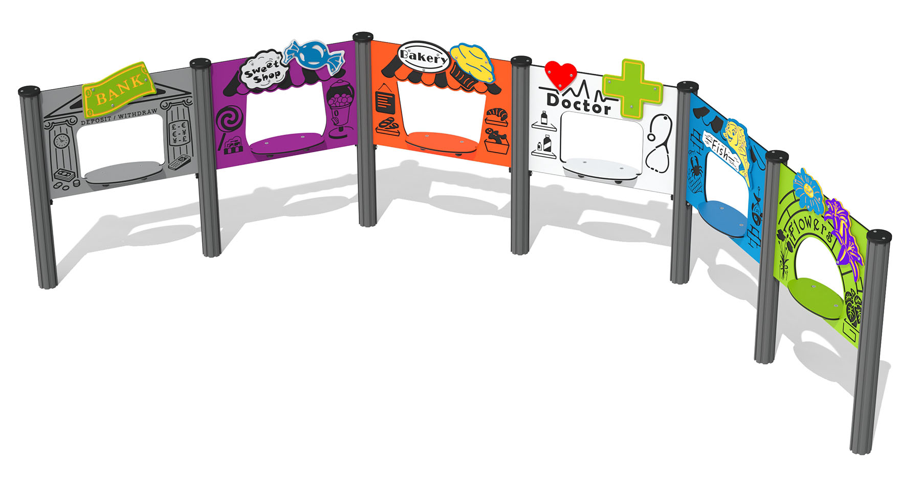 Toy Town Play Panel Set Thumbnail 3