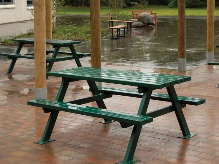 Steel Picnic benches Thumbnail 2