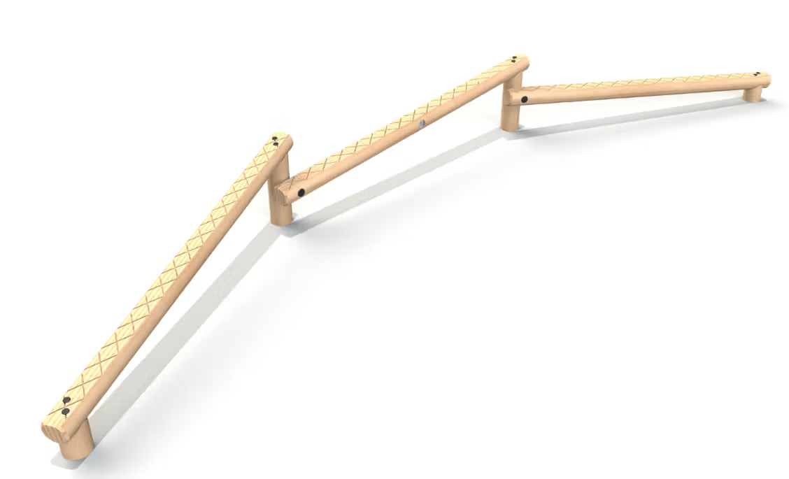 Triple balance beam