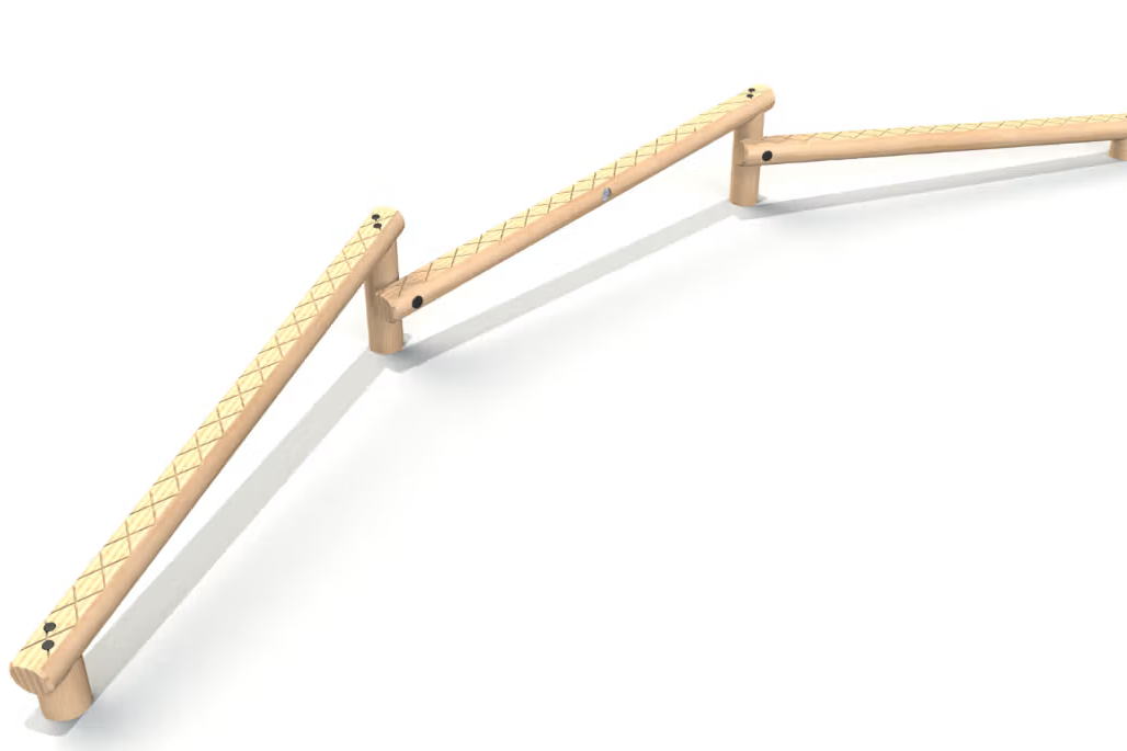 Triple balance beam