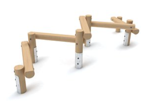 Zig zag Balance Beams 
