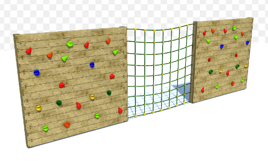Climbing wall and Net combinations Thumbnail 3
