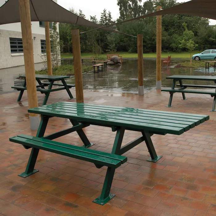 Wheelchair accessible picnic benches