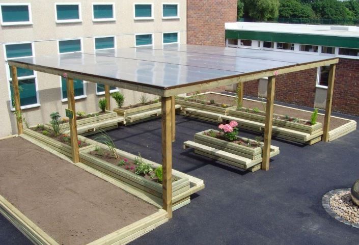 Pergolas with planters  Thumbnail 2