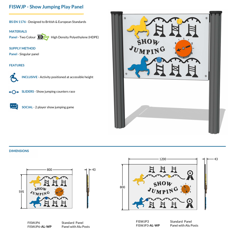 Show Jumping Play Panel Specification