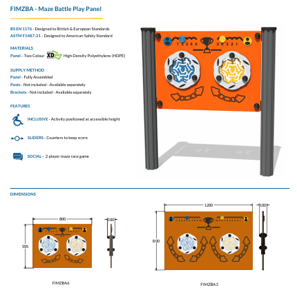 Maze Battle Play Panel Specification