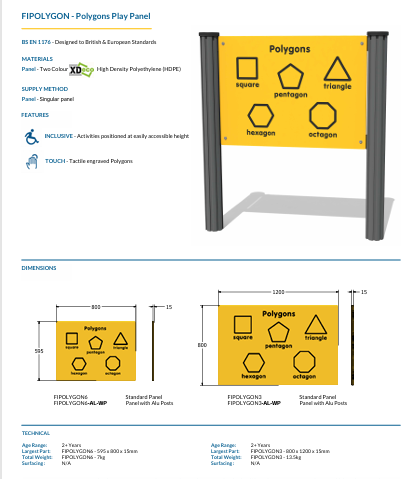 Polygons Play Panel Specification