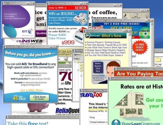 pop up spam