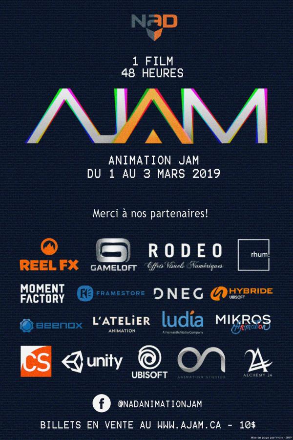 C'est L'Anim Jam ce weekend au NAD ! Et rhum y sera!