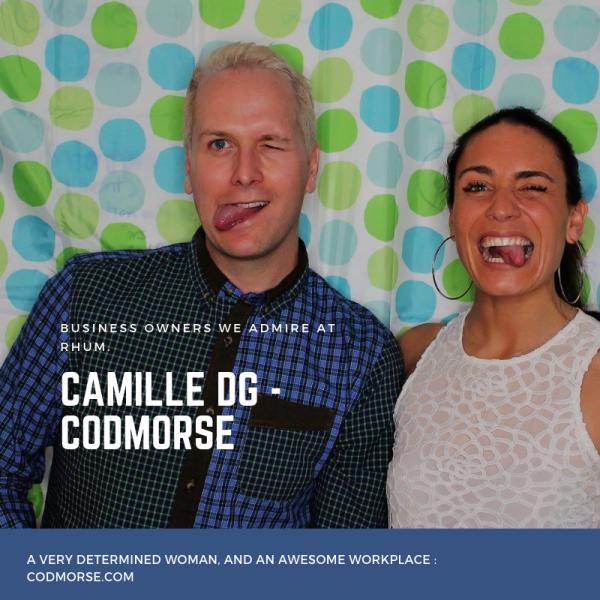 A business owner we admire : Camille DG, Codmorse