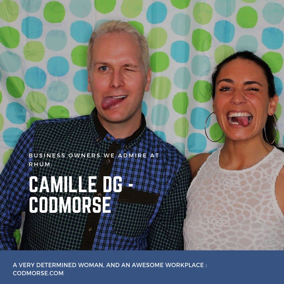 A business owner we admire : Camille DG, Codmorse