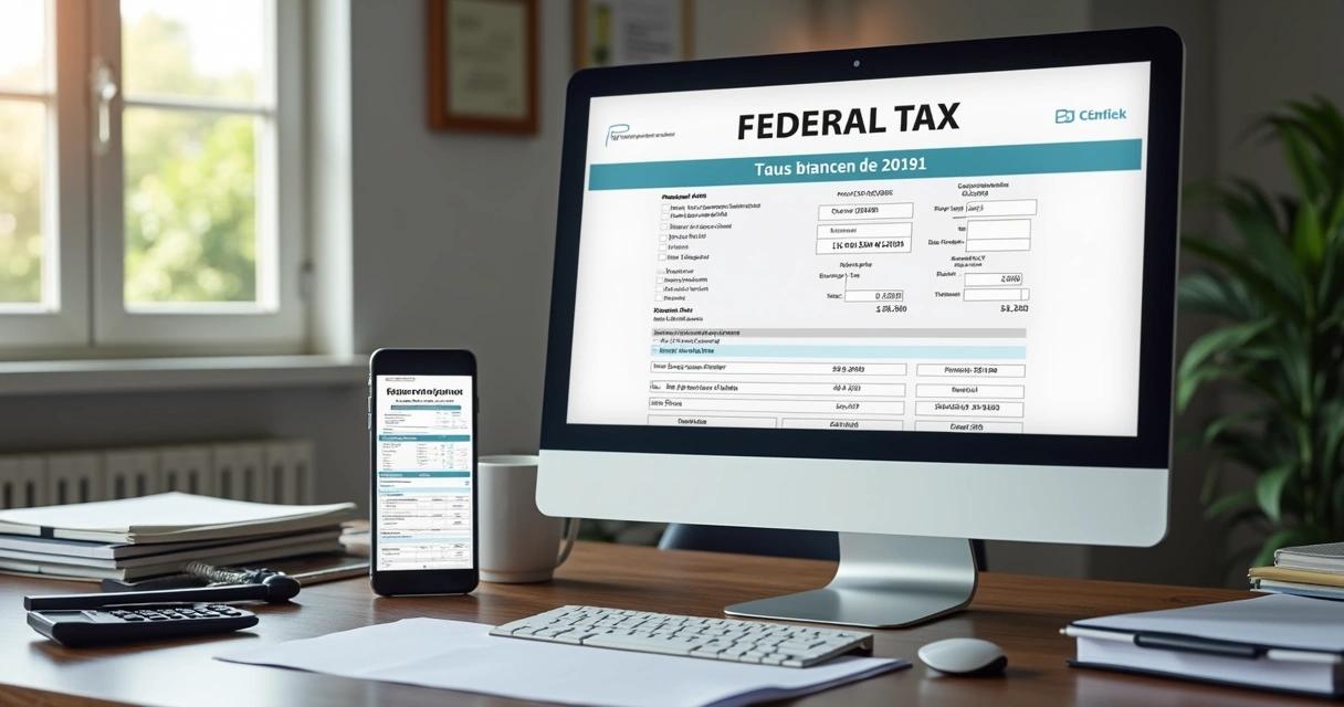 Tela com emissão de guia tributária e calendário fiscal 