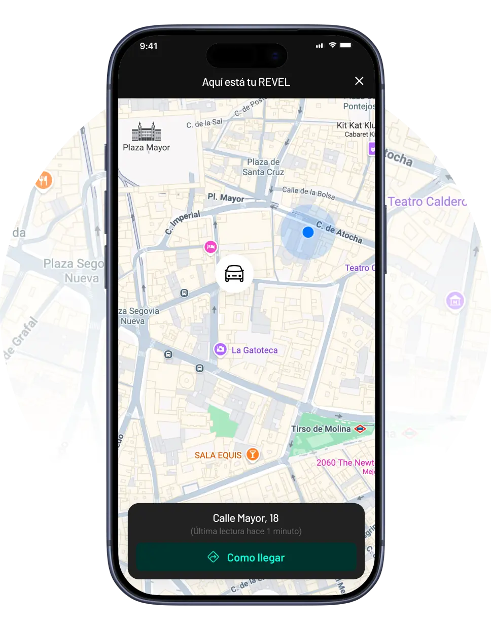 Geolocaliza tu coche en tiempo real
