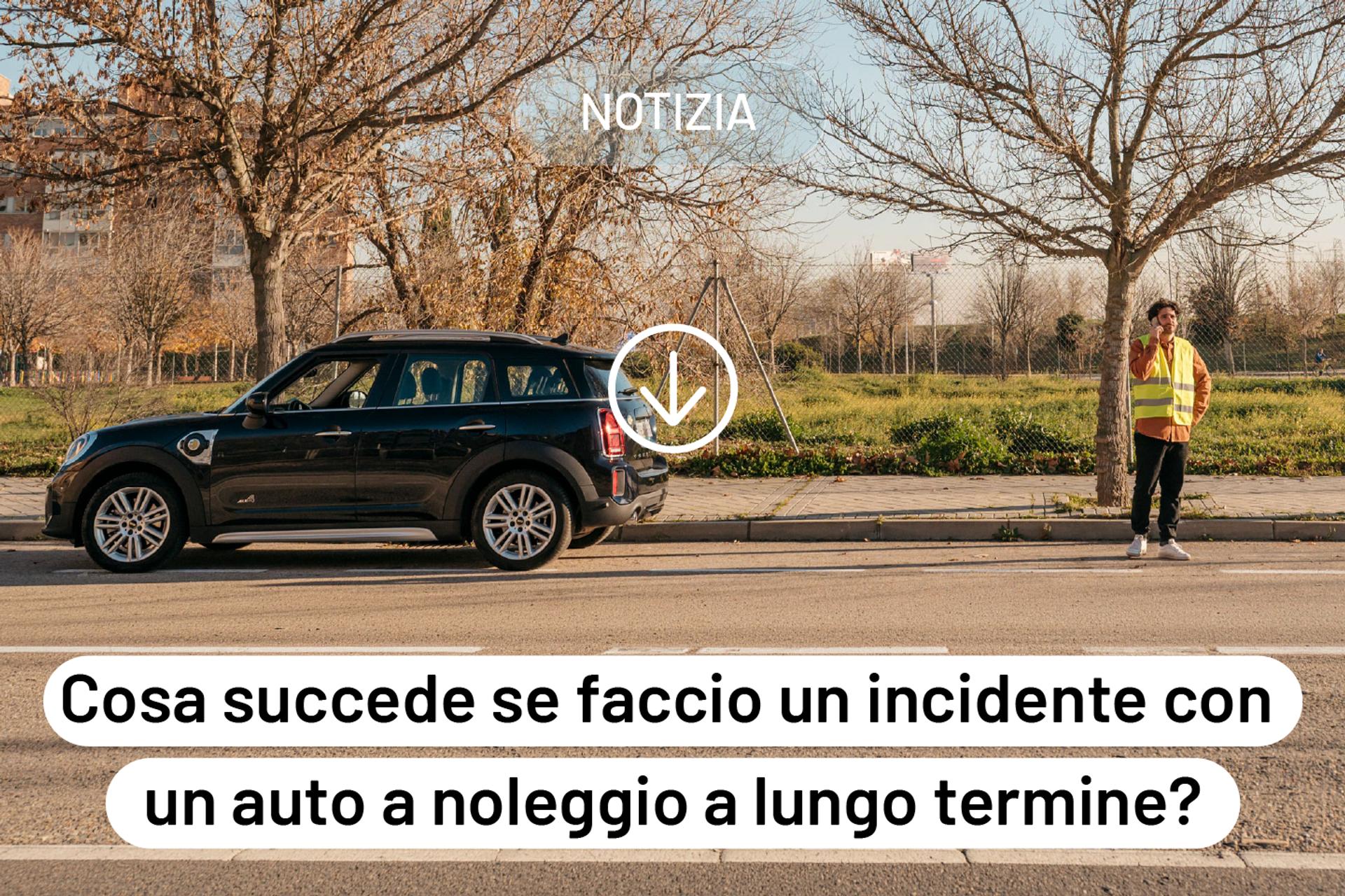 Cosa succede se faccio un incidente con un auto a noleggio lungo termine