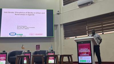 AMBSO Presents Preliminary Stroke Research at Makerere University Conference