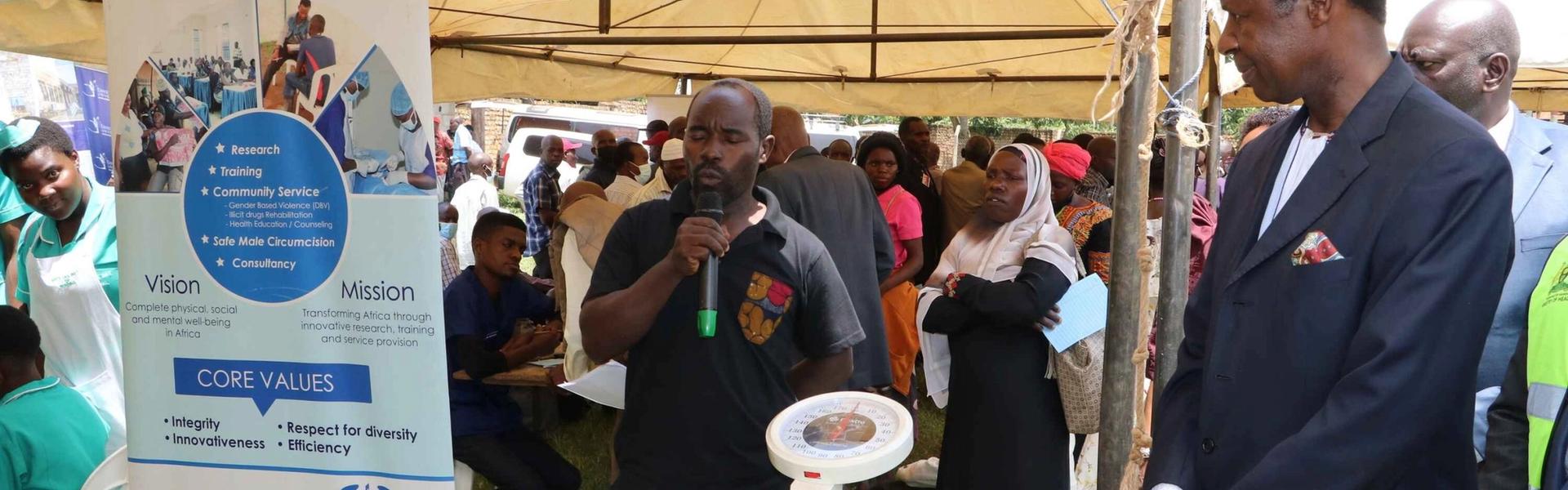 AMBSO Enhances Community Health At Tubere Balamu Health Camp In Ssingo.