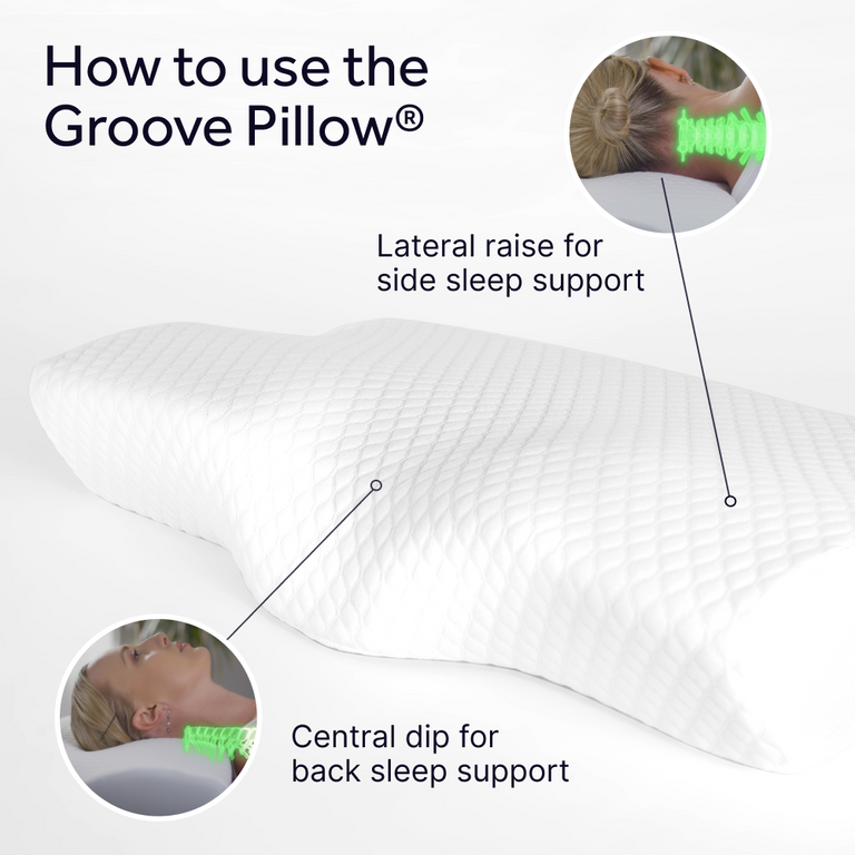 The Original Groove® Pillow The No.1 Pillow For Neck Pain