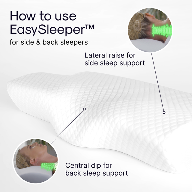 The Original EasySleeper™ Pillow The No.1 Pillow For Neck Pain
