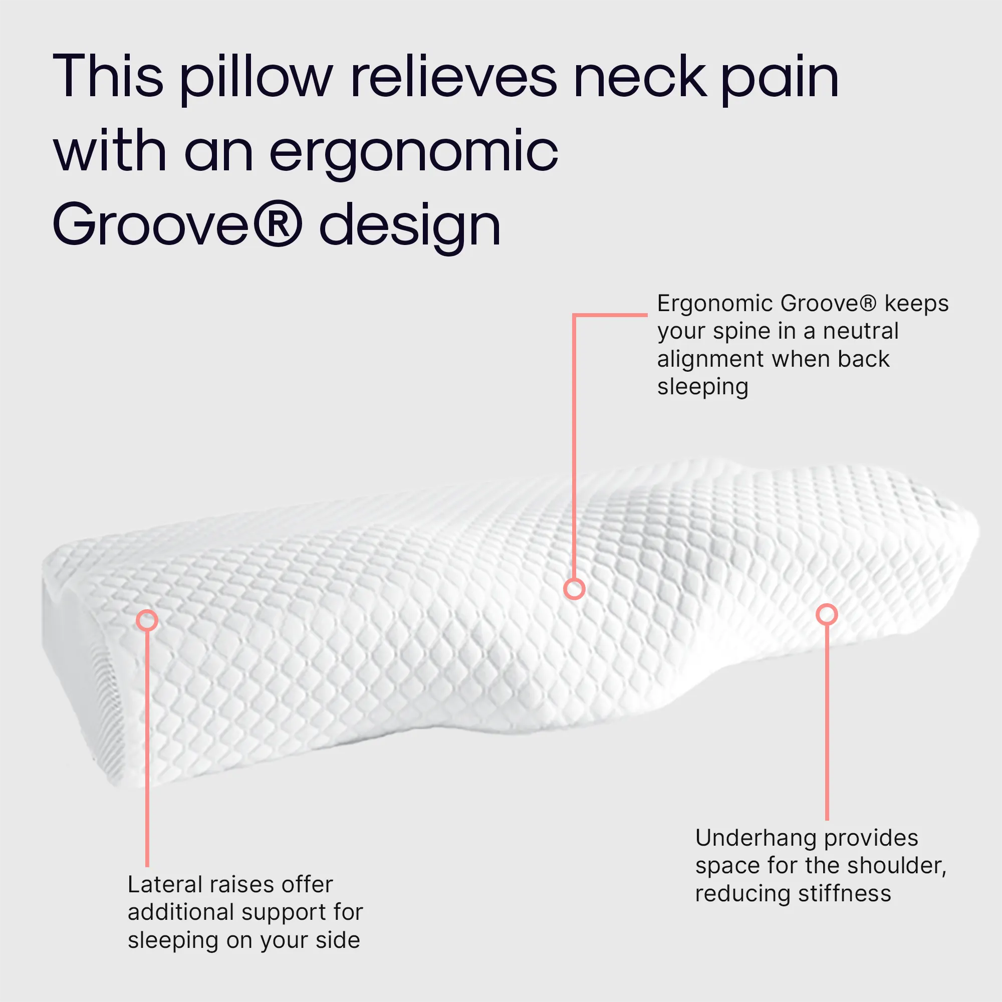 Hybrid Pillow For Back & Side Sleepers Neck & Shoulder Support Pillow –  Little Jax