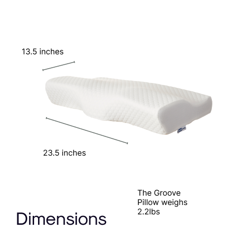 The Original Groove® Pillow vs Cushion Lab Cervical Neck Pillow