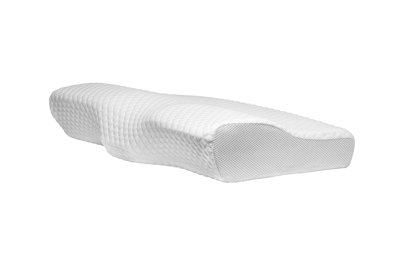 Side image of Groove memory foam pillow