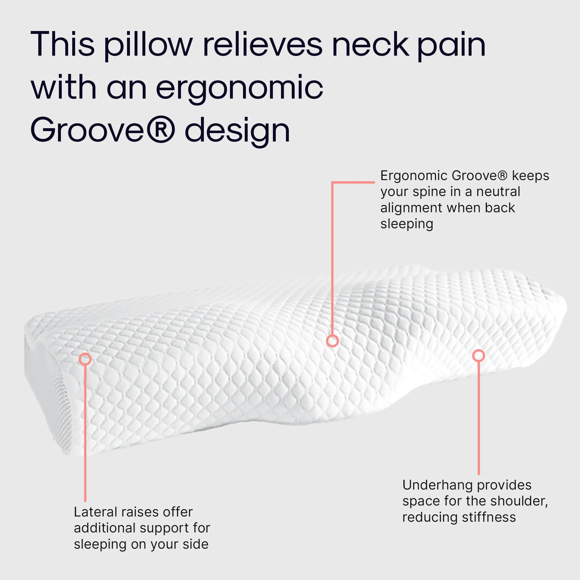 Groove Pillow Benefits Diagram