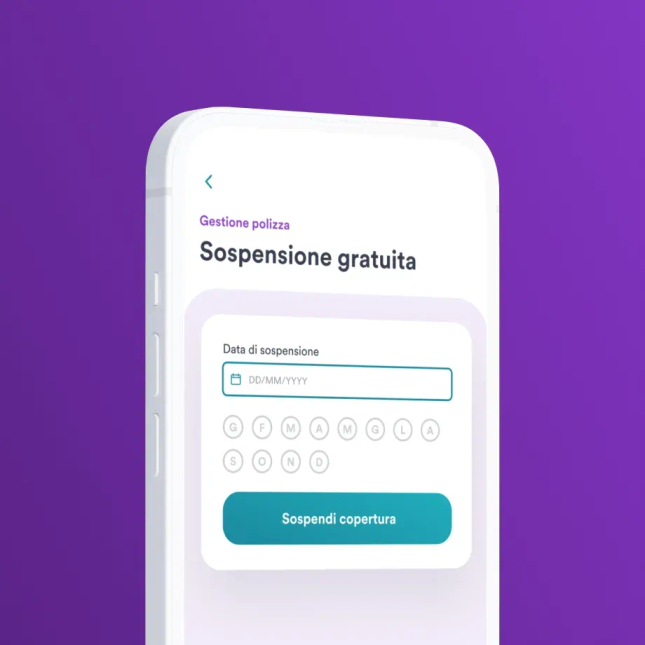 Sospensione assicurazione moto con App - Illustrazione