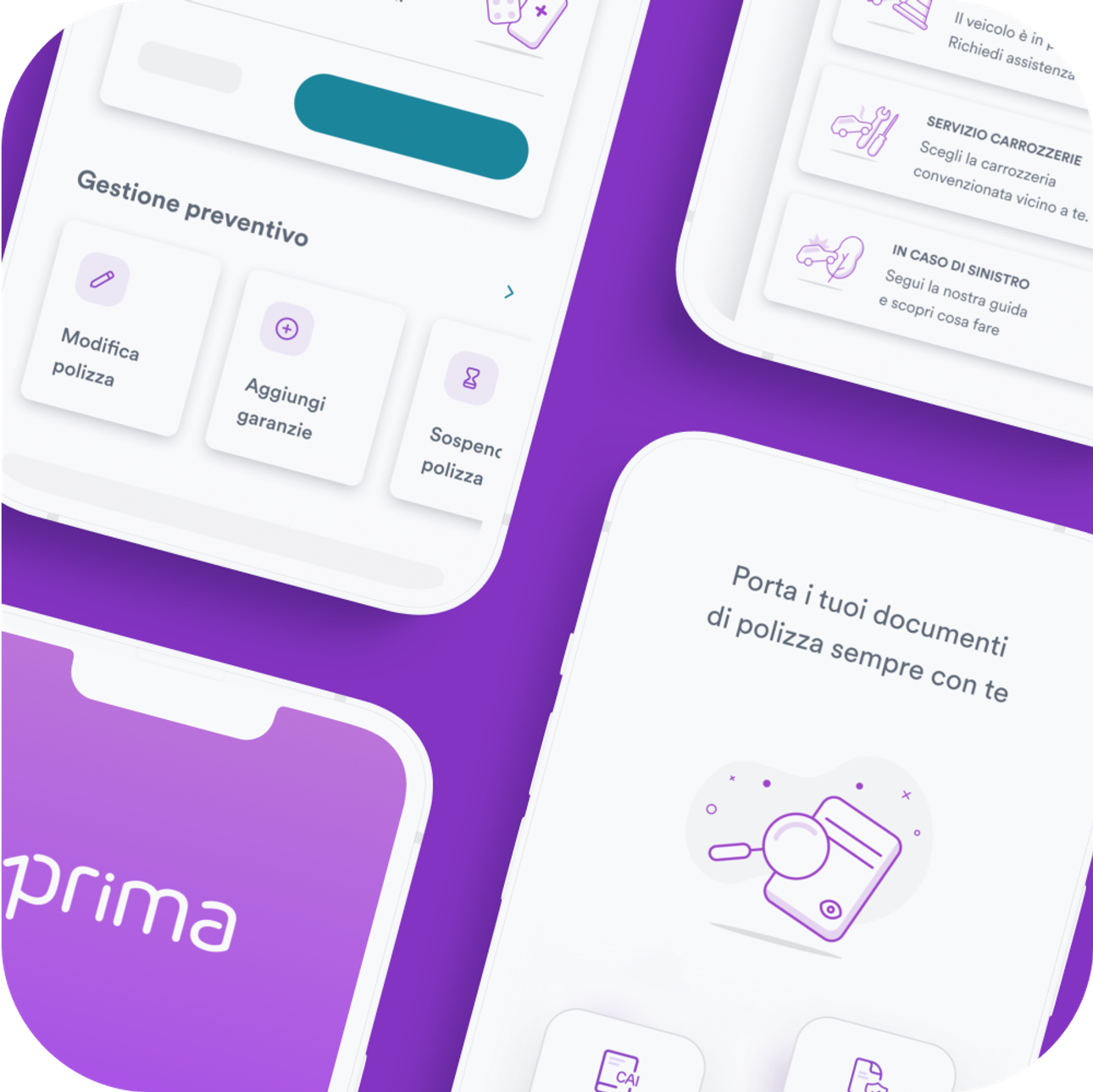 App per smartphone Android o Apple riservata ai clienti - Prima