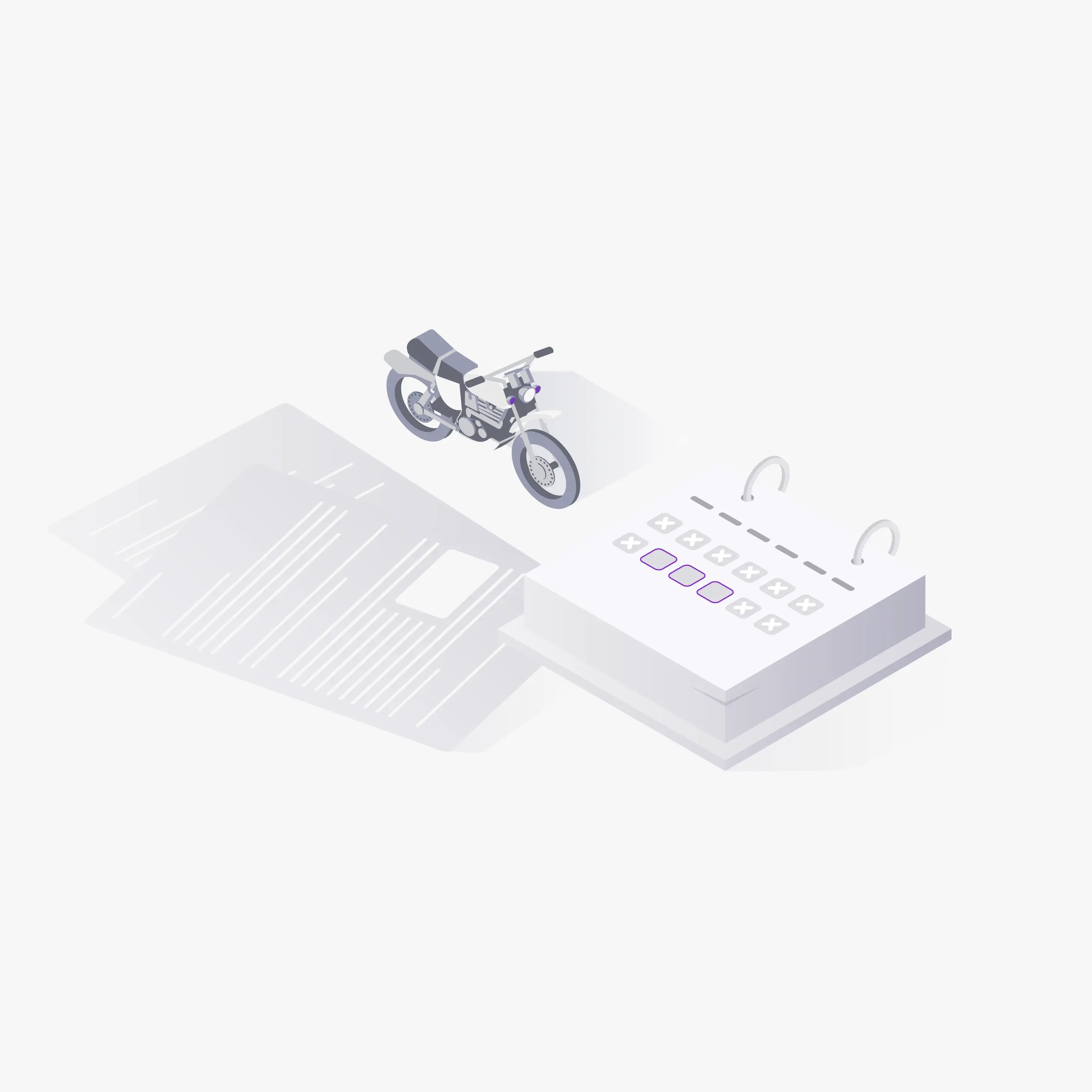 Assicurazione moto temporanea - Illustrazione