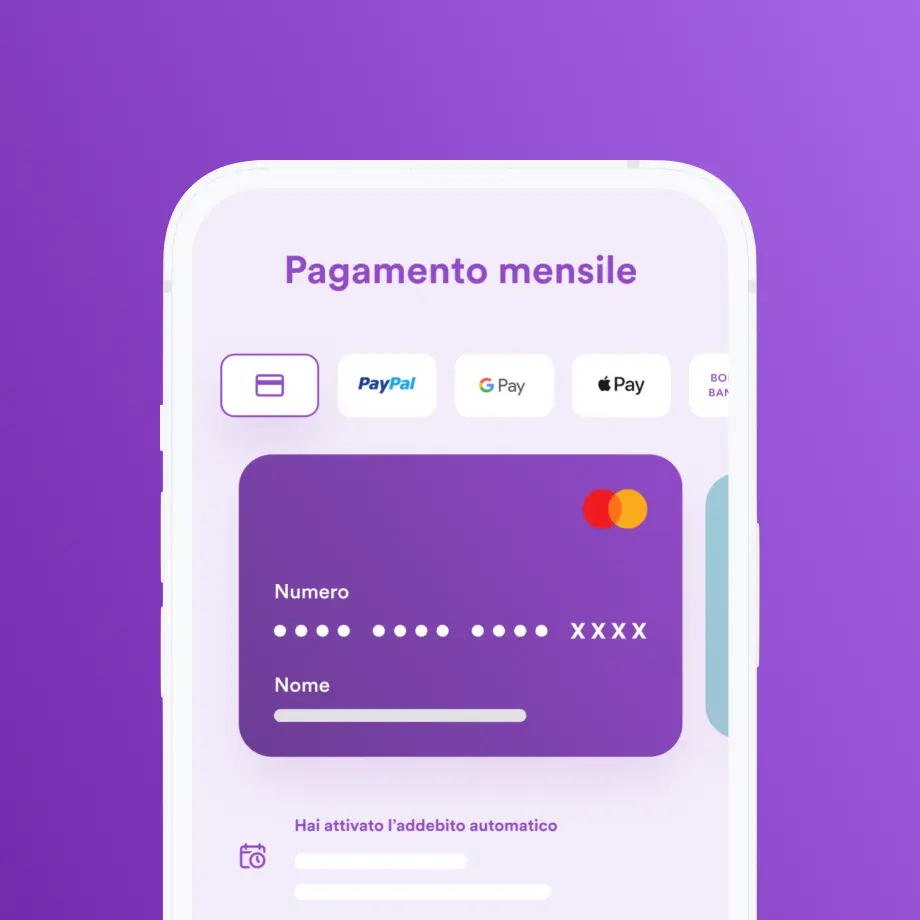 Pagamento mensile assicurazione auto - Illustrazione