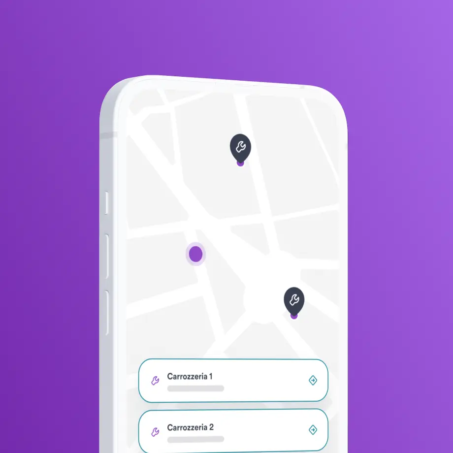 Centro convenzionato di riparazione veicoli - Illustrazione