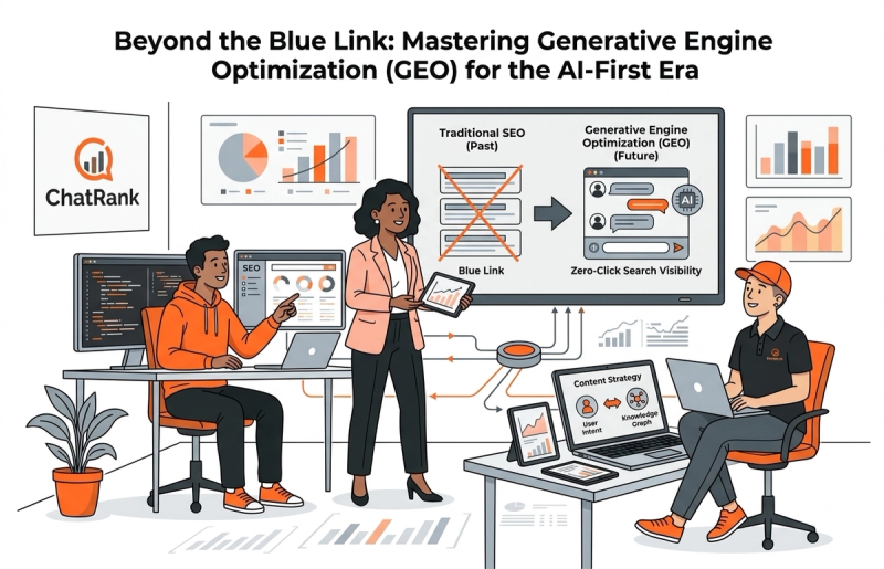 Beyond the Blue Link: Mastering Generative Engine Optimization (GEO) for the AI-First Era