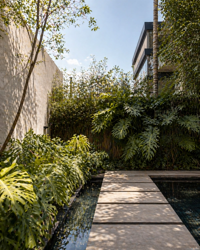 Modernist Residence in Lomas de Chapultepec — view 2