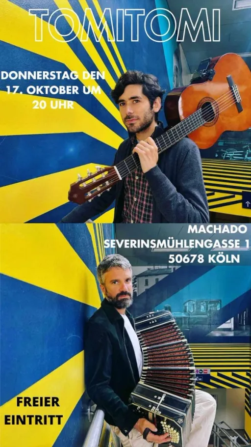 Title image for an event called '$Tomi Tomi Bandoneon und Tango'