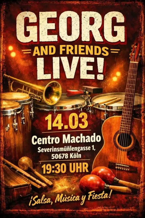 Title image for an event called '$Georg and Friends'