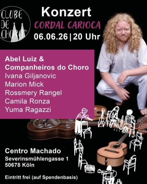 Title image for an event called '$Abel Luiz aus Rio de Janeiro mit Codial Carioca Club de Choro'