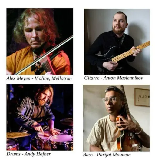 Title image for an event called '$Hara Samadhi: Progressiv Fusion / Jazz Quartett mit indischen Wurzeln'