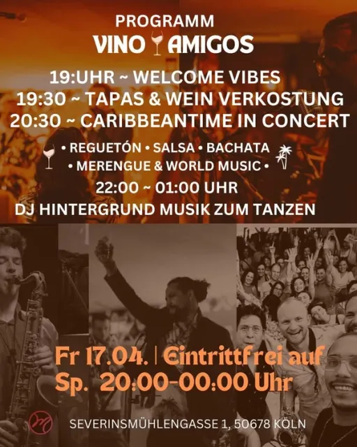 Title image for an event called '$Caribbeantime in Concert Salsa - Reggeton - Bachata - Merenge - World Music'