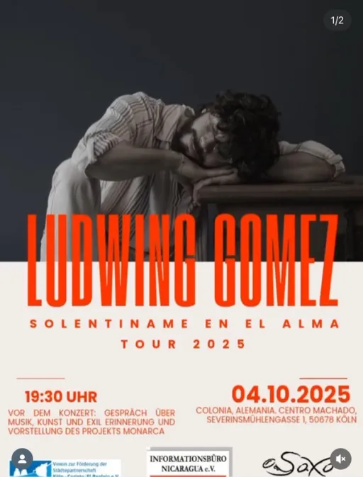 Title image for an event called '$Ludwing Gomez TOUR 2025'