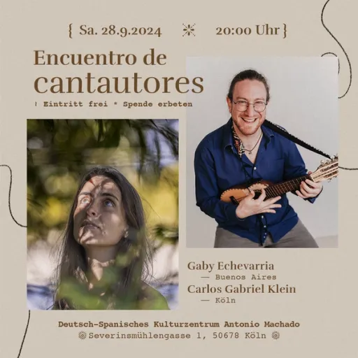 Title image for an event called '$Encuentro de Cantautores- Konzert'