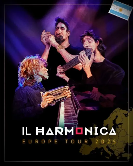Title image for an event called '$IL Harmonica Trio die Genres Tango, Milonga, Walzer, Folklore und Jazz ab, sowohl als Komponisten als auch als Interpreten.'