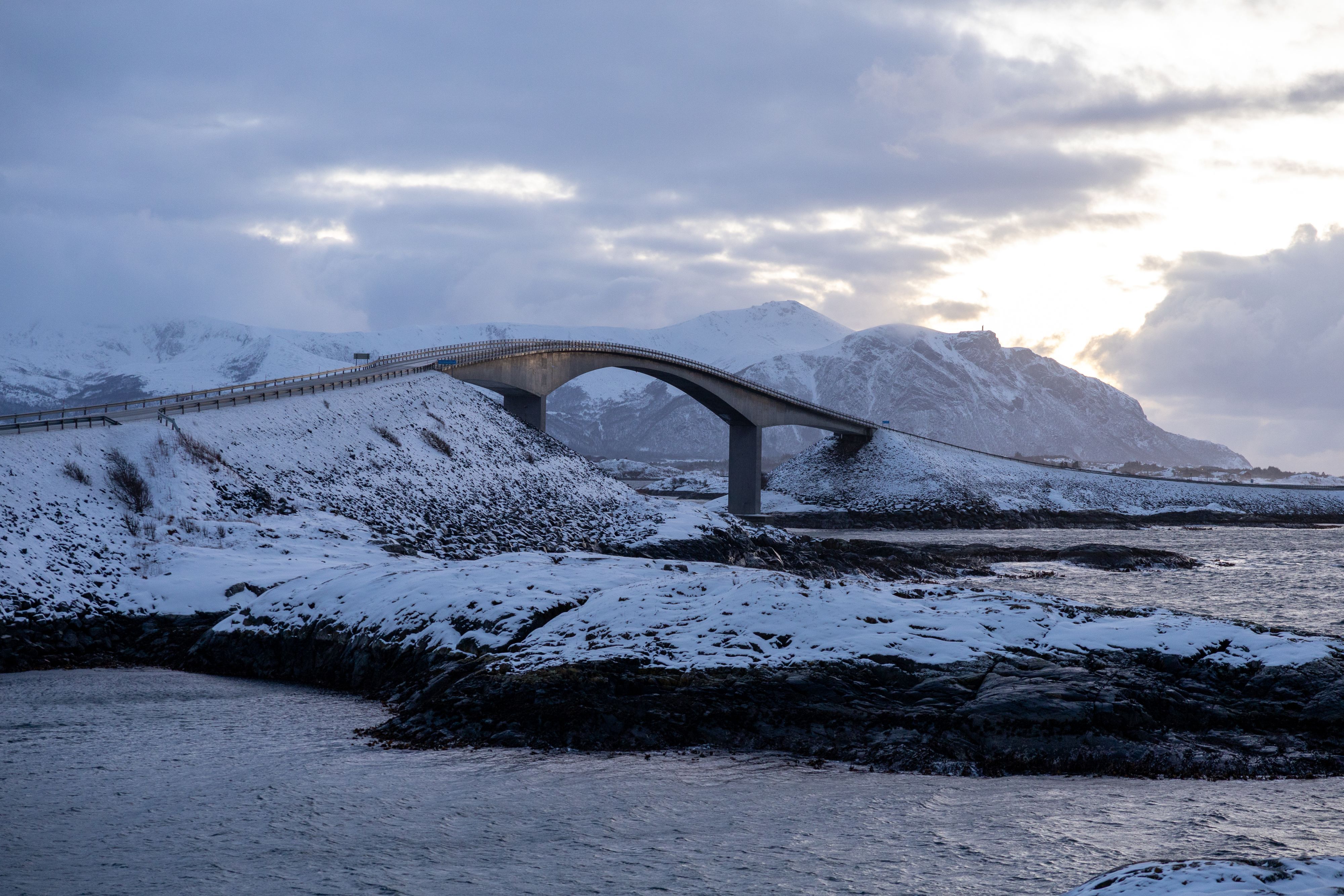 Atlantic Ocean Road along the Norwegian coast