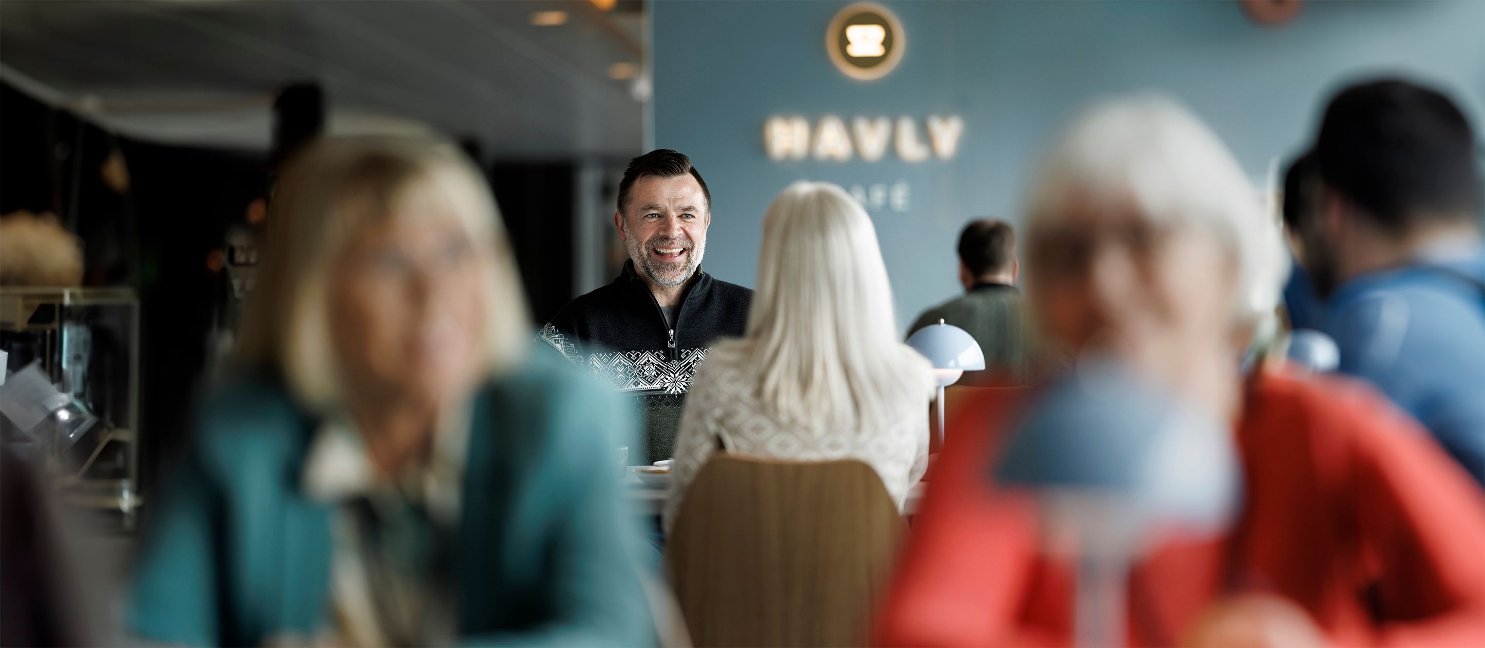 Havly kafé om bord