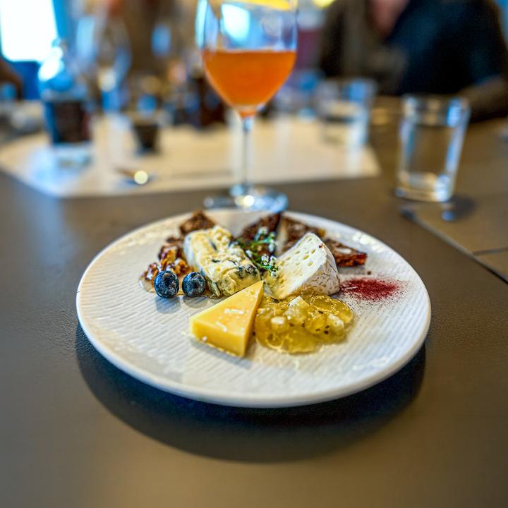 Cheese and wine tasting