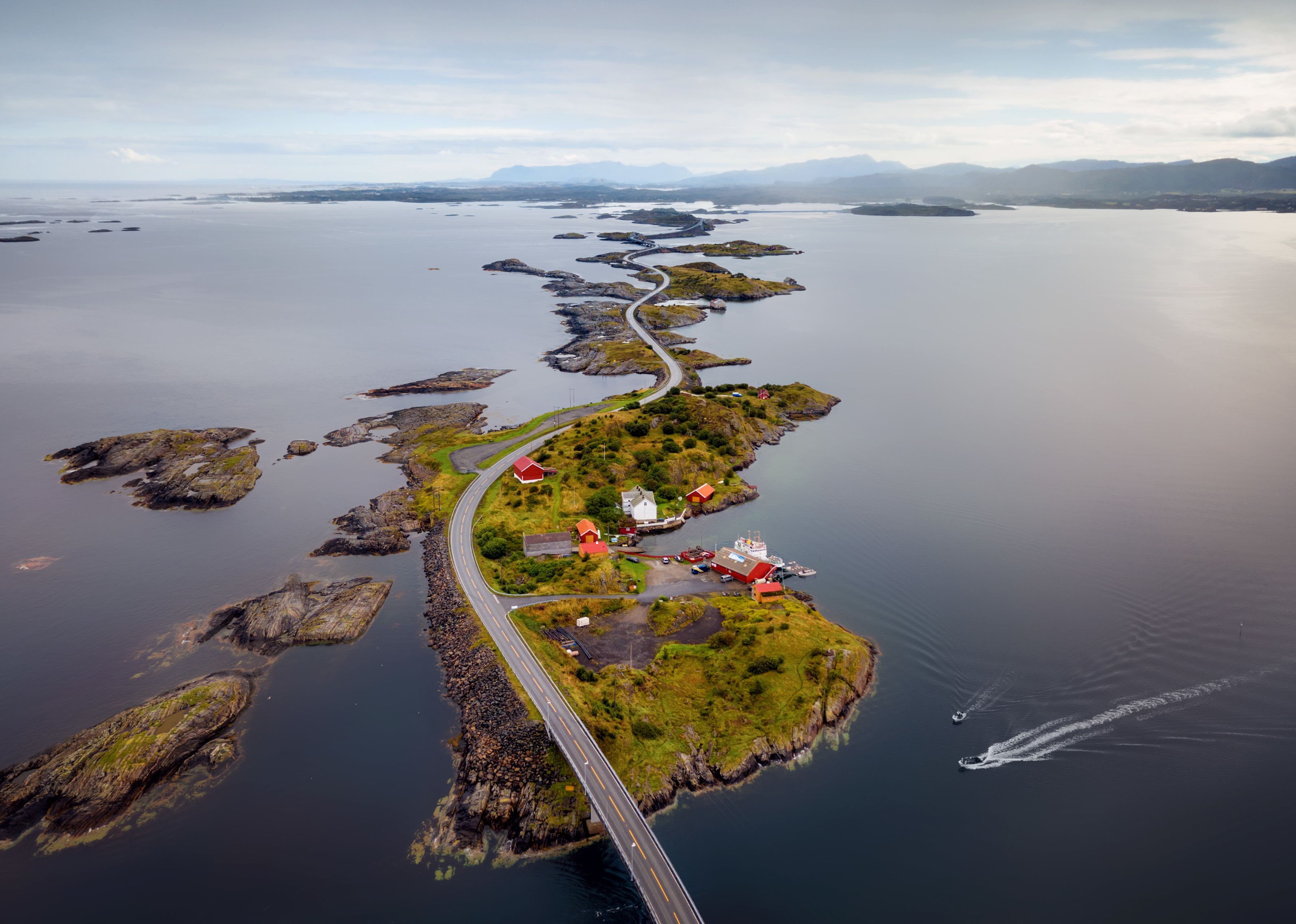 Atlantic Ocean Road along the Norwegian coast