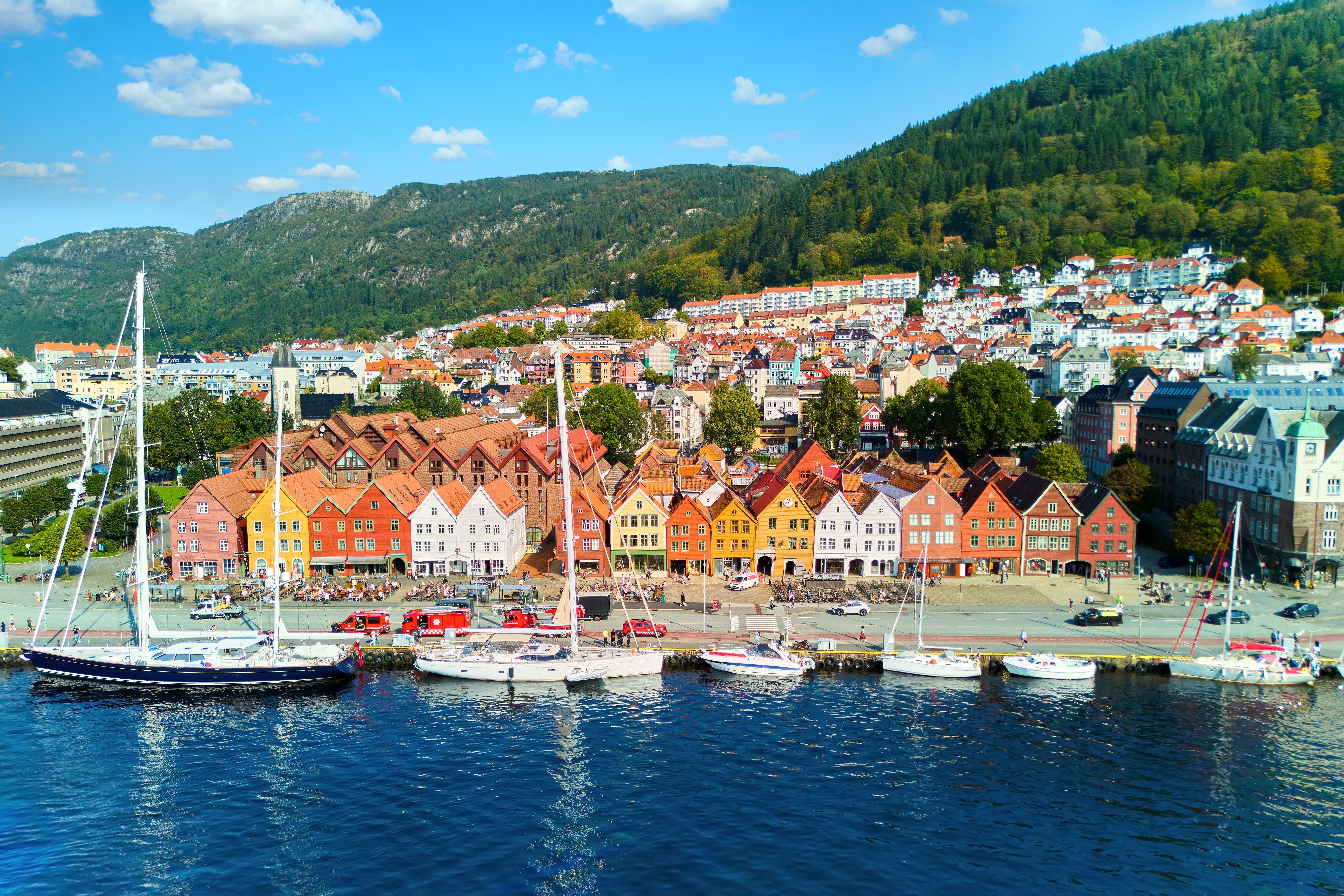 Bryggen i Bergen, Norge
