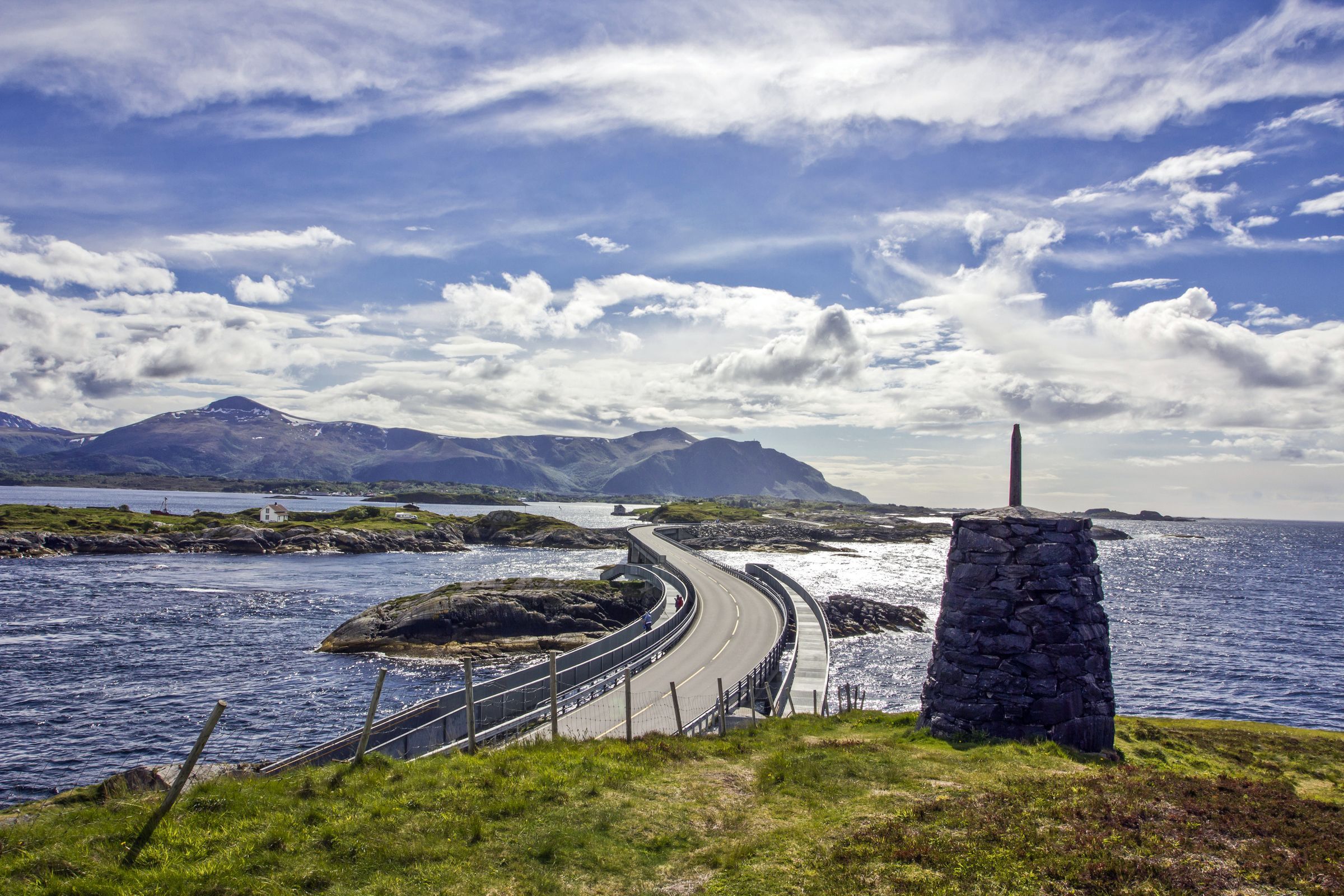 Atlantic Ocean Road along the Norwegian coast