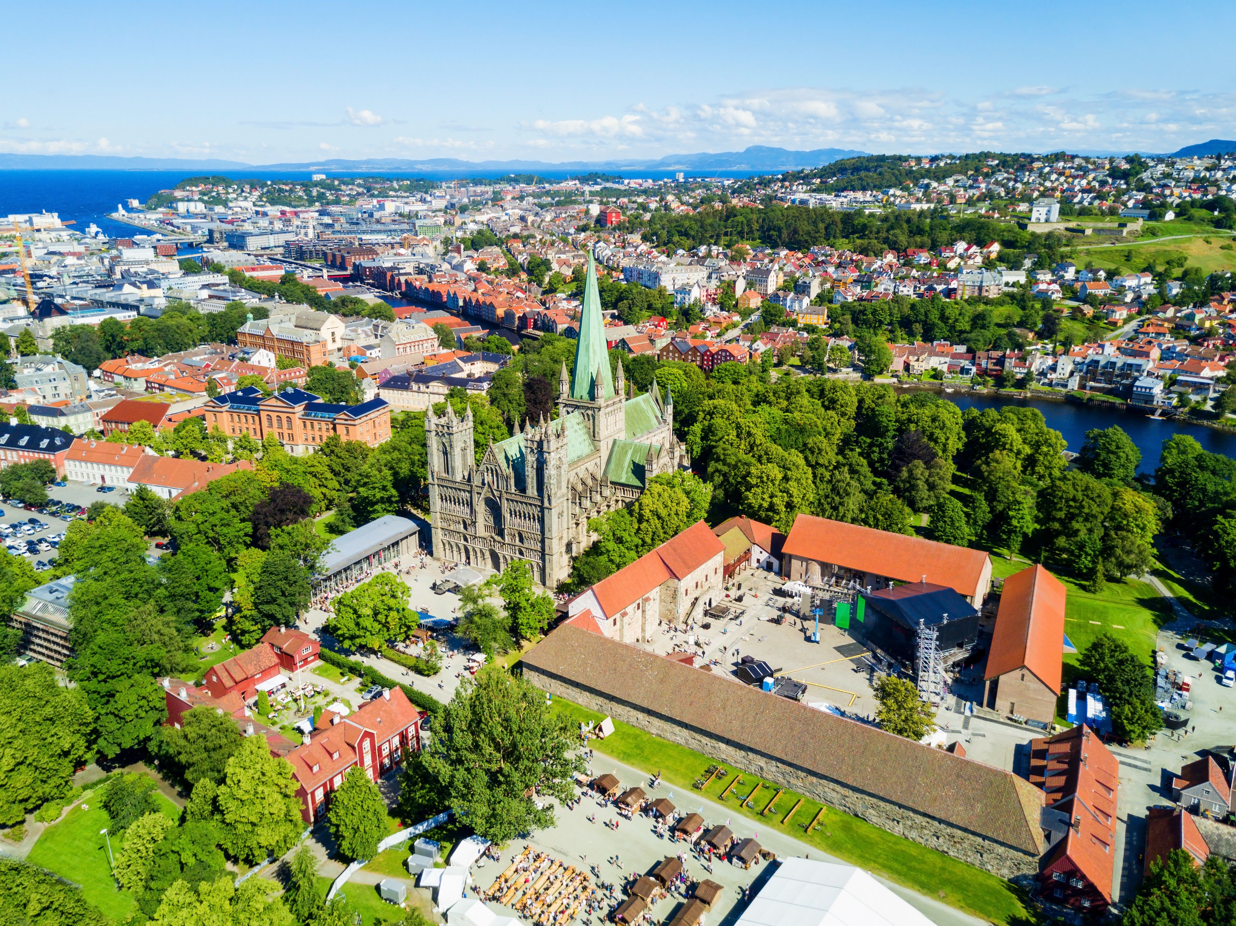 Nidarosdomen i Trondheim, Norge