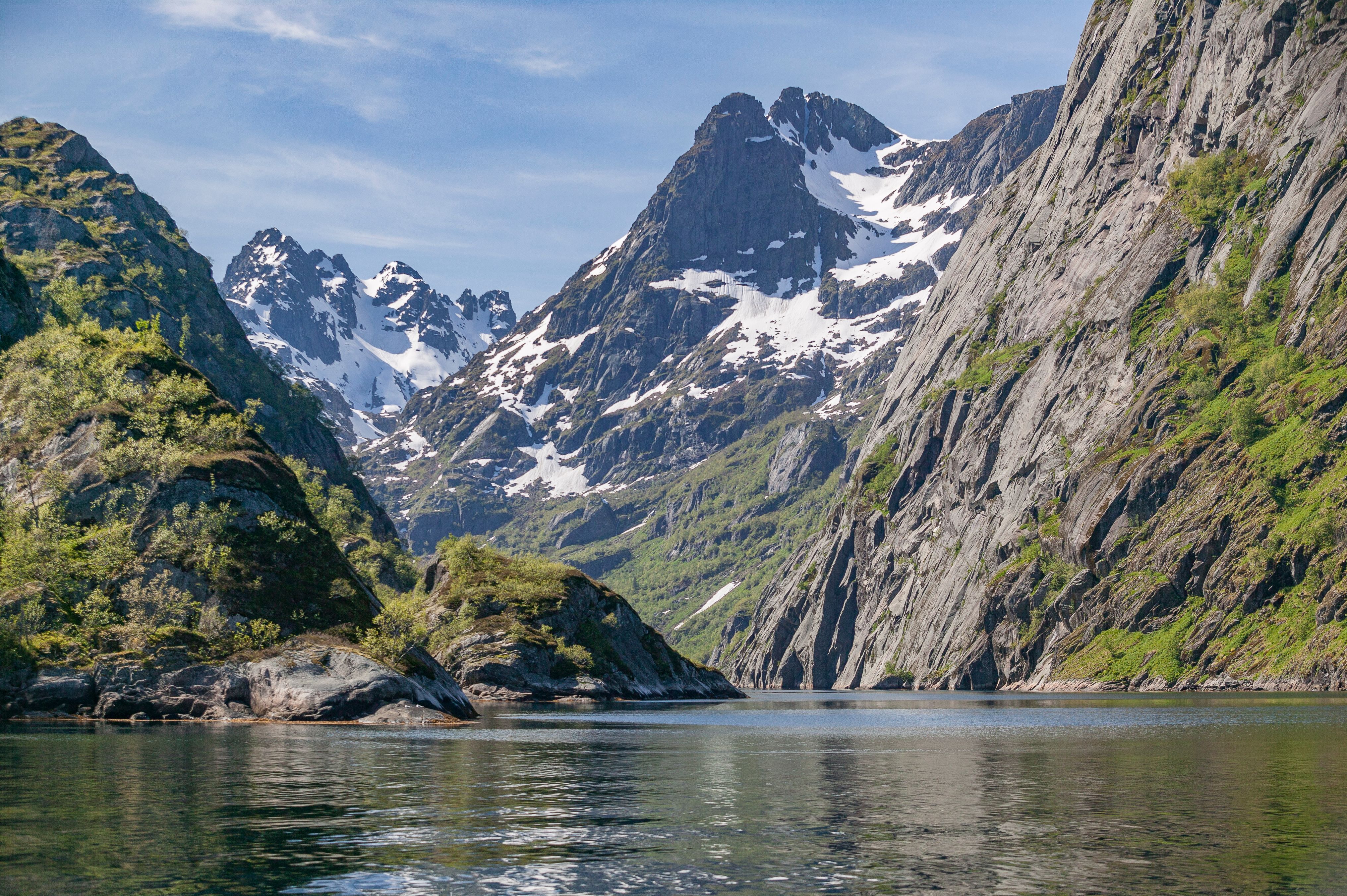Trollfjorden i norra Norge