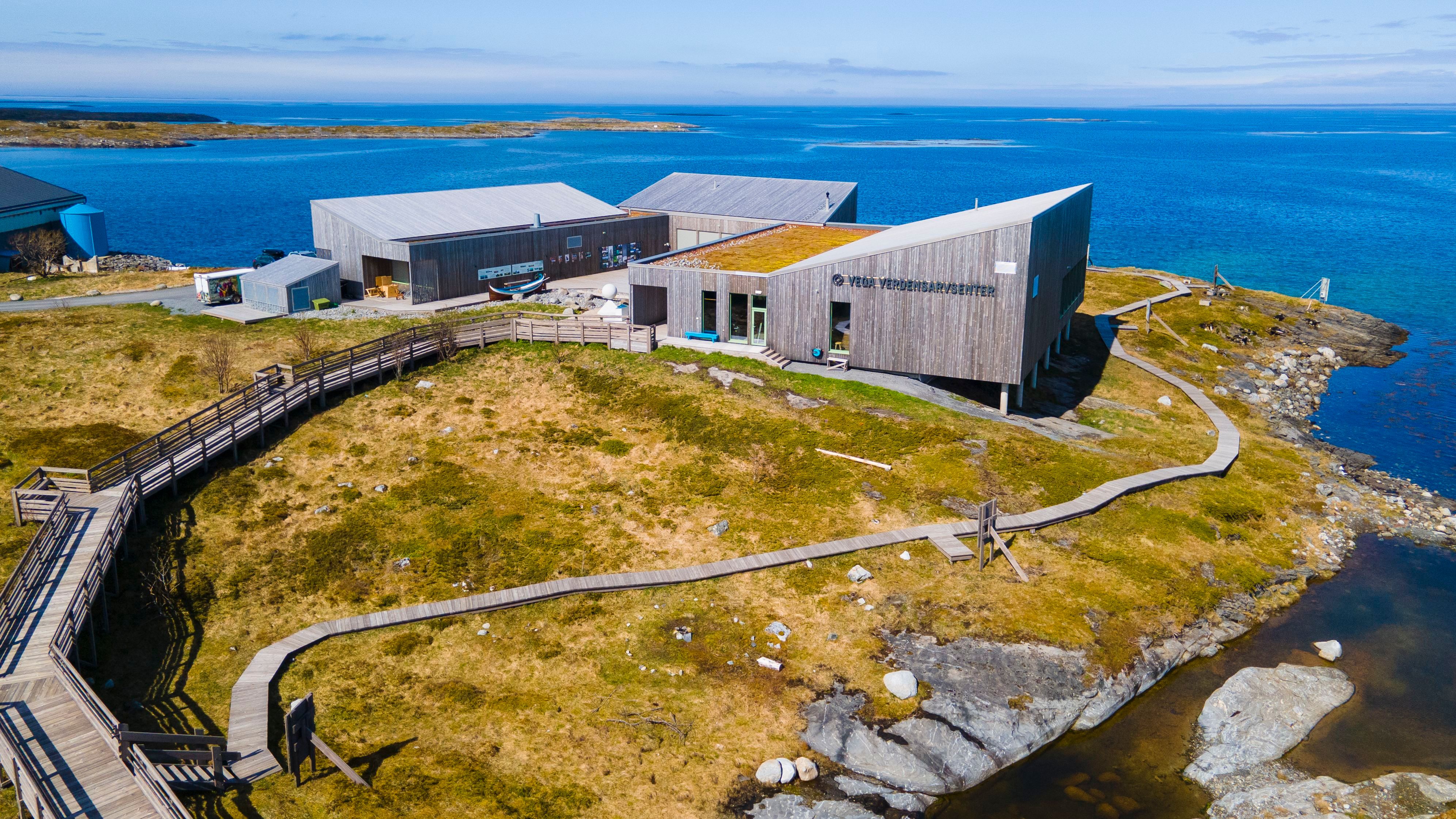 Vega-Welterbezentrum im zum UNESCO-Welterbe gehörenden Vega-Archipel in Norwegen